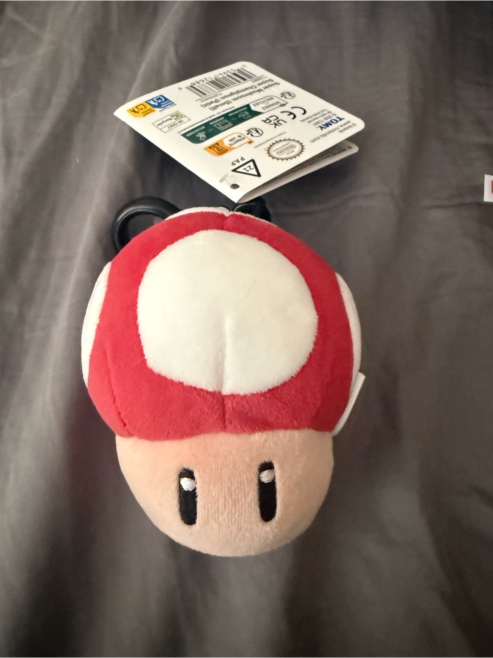 Club Mocchi Mocchi Super Mario
Mushroom Plush Clip-On